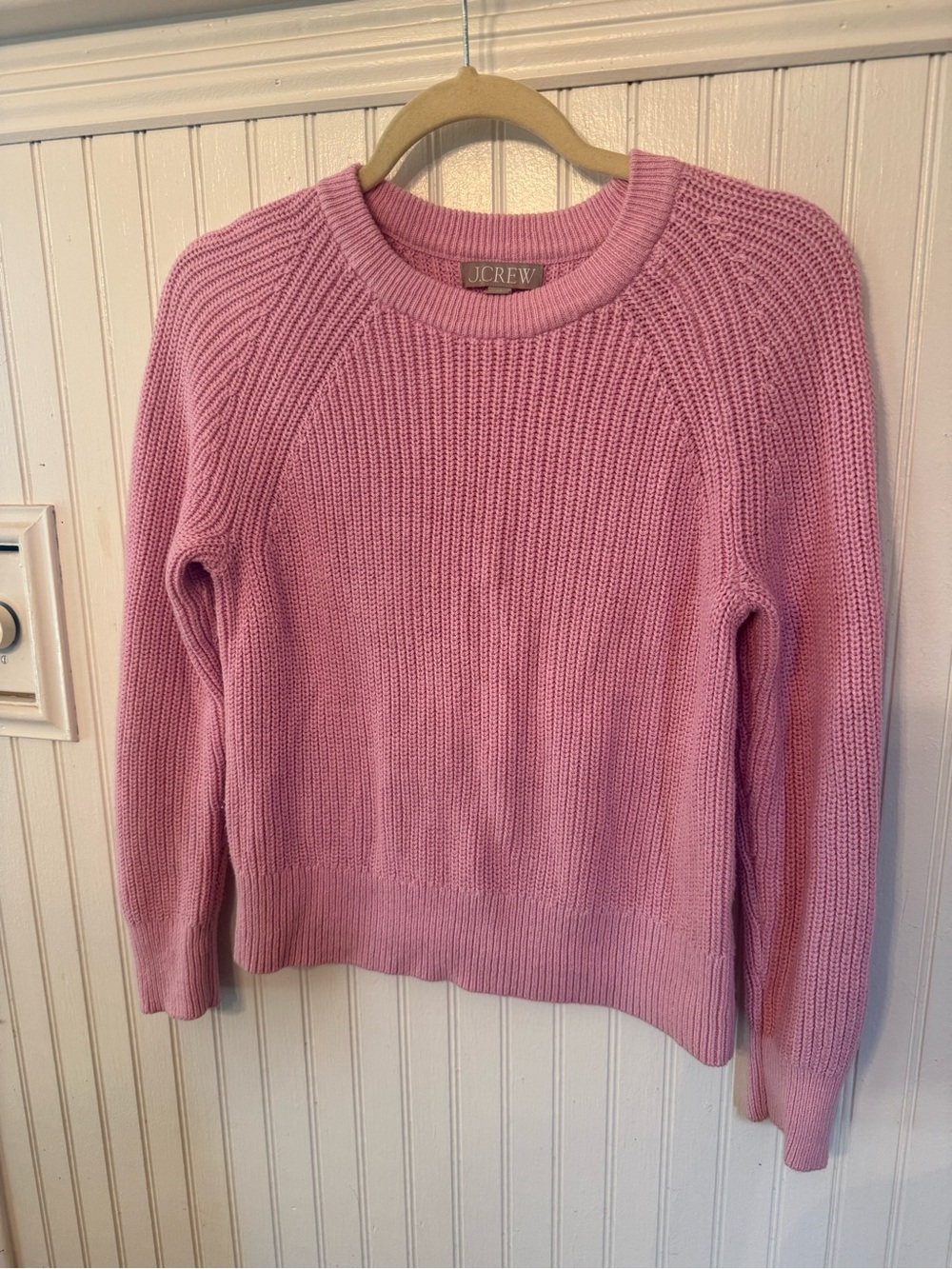 J. Crew 100% Cotton Pink Sweater XS